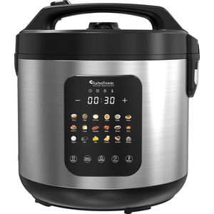 TurboTronic DMC18 Multicooker - RVS