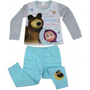 Masha en de Beer pyjama - maat 86/92 - Sweet Dreams Little Masha pyama - katoen