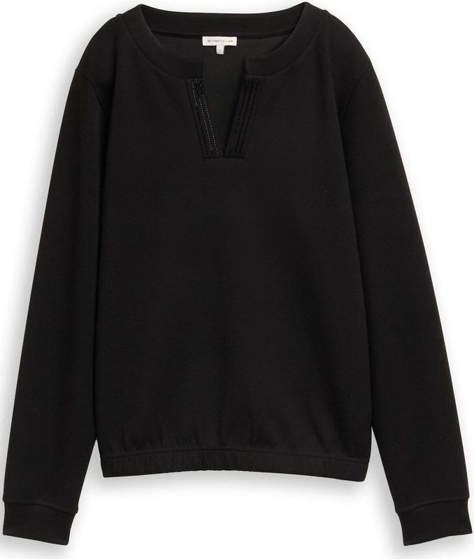 TOM TAILOR Sweatshirt  zwart