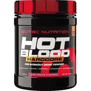 Scitec Nutrition - Hot Blood Hardcore Pre-Workout (Red Fruit - 375 gram)