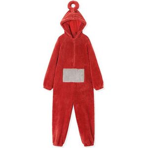 KrijgHonger - Teletubbie Kostuum volwassenen - Rood - S (140-160cm) - Teletubbie PO - Teletubbie pyjama - Carnavalskleding - Teletubbies -