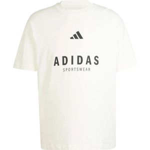 Adidas all szn graphic t-shirt in de kleur wit.