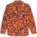 Quiksilver - Motherfly Printed - Overhemd - Lange Mouwen - Katoen Geborsteld Flanel