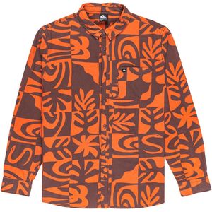 Quiksilver - Motherfly Printed - Overhemd - Lange Mouwen - Katoen Geborsteld Flanel