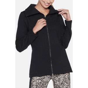Skechers Snuggle Jacket damesfleecejack WJA283 BLK zwart