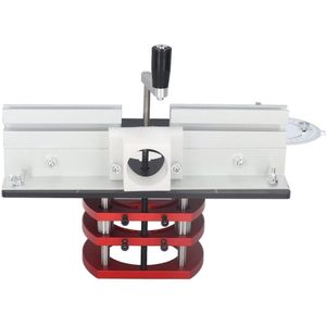 Router Lift Systeem - Router Tool met Bovenplaat voor Houtbewerking Sleuven Trimmen - Afschuinen Tafelblad voor Trimmers met Motor Diameter (Zwart)