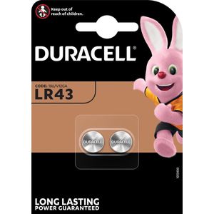 20 Stuks (10 Blisters a 2St) - Duracell G12 / LR43 / 186 batterij