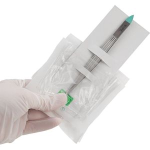 Anatomische pincet 14 cm - steriel - éénmalig gebruik - 1 doos 20 stuks