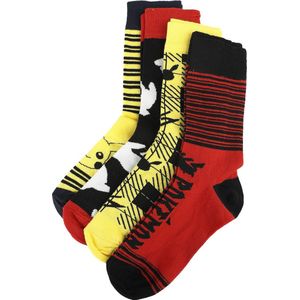Pokémon Pikachu Unisex Sokken - meerkleurig - EU 36-41
