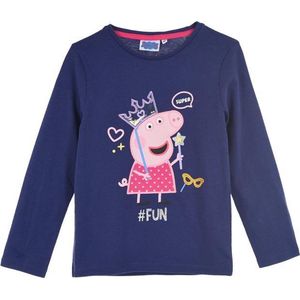 Peppa Big Shirt lange mouw blauw 5 jaar maat 110