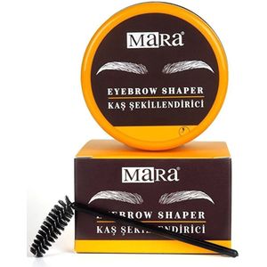 Mara Eyebrow Shaper - Wenkbrauwgel met Borstel, Voedende & Hydraterende Eyebrow Shaper voor Glanzende, Volle Wenkbrauwen 50ml