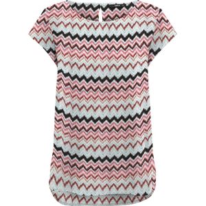 ONLY - Onlnova Life - Damesblouse - Roze - Korte Mouwen