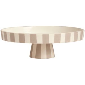 OYOY - Toppu Tray - Clay Large Ø27 x 9cm beige/ bruin aardewerk