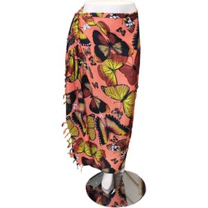 Om Namaste - Sarong 646 - Oranje - Wikkeljurk - Pareo - Strandlaken