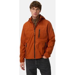 camel active Softshell jack met afneembare capuchon - Maat menswear-50 - Kaneel