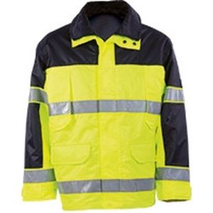 MASCOT veiligheidsjas Savana, EN 471, geel/marine, 100 % polyester, maat XXL