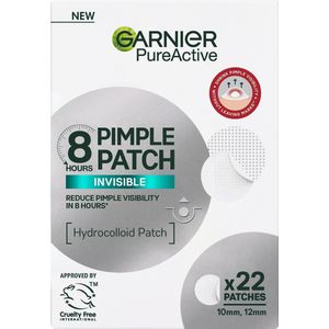 Garnier PureActive Pimple Patch - Onzichtbare Pimple Patch - Vermindert puistjes zichtbaar - 22 patches