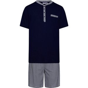 Pastunette Shortama Blue Breeze - Katoen/Modal - Blauw - Maat XXL