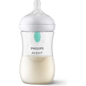 Philips Avent Natural Response Babyfles met AirFree-ventiel – SCY673/01 – 1 Fles – 260 ml – Voorkomt krampjes