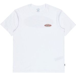 BILLABONG - CRAYON WAVE - Shirt - Chamois - Lichtblauw - Sering - Wit