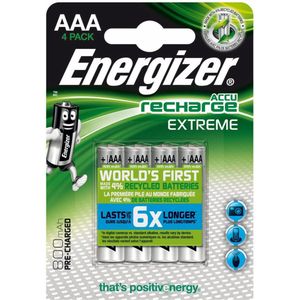 Energizer ENR Recharge Extreme 800 AAA BP4