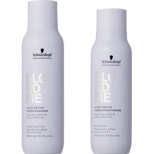 Schwarzkopf - Blond Me - Purple Toning Shampoo & Conditioner set