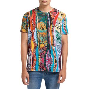 Carlo Colucci Heren T-Shirt Multi C3453/102