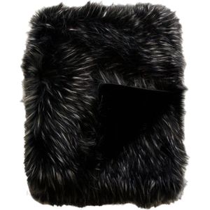 Hoge kwaliteit Plaid - Guanaco Anthracite - 200 x 140 - Heerlijk Zacht Imitatiebont - Fluwelen binnenkant