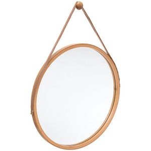 5five - Wandspiegel - Ronde Vorm - Bamboe - D38 cm