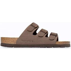 Rohde Alba - Dames Sandaal - Bruin - Bovenmateriaal: Synthetisch Perlato