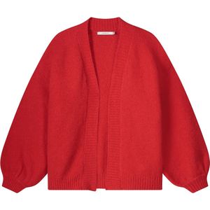 Summum - Vest Rood Summum Puff Cardigan Melange Knit Vest Rood 7s5844-7997