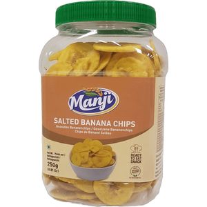 Manji - Gezouten Bananen Chips - 3x 250 g
