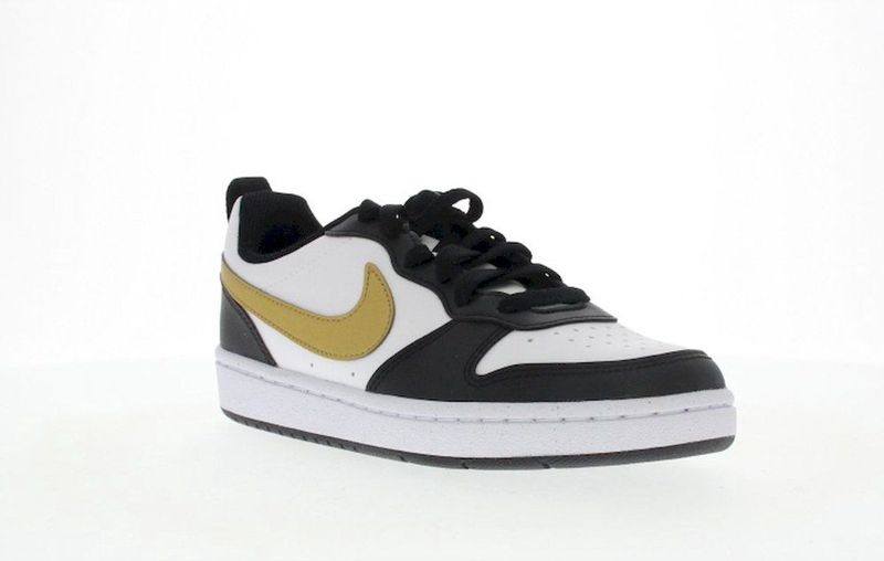 Nike - Court Borough Low Recraft - Lage Sneakers - Wit met Multicolour