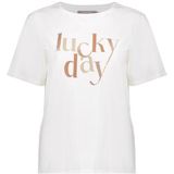 Geisha - Lucky Day - T-shirt - Off White - Dames