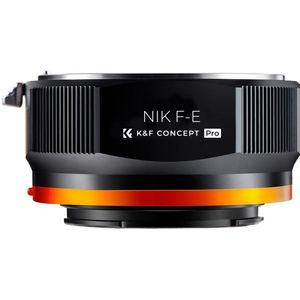 K&F Concept Pro Nikon F - Sony NEX II E-mount high precision adapter - Nikon F-mount lens op Sony NEX / E-mount camera