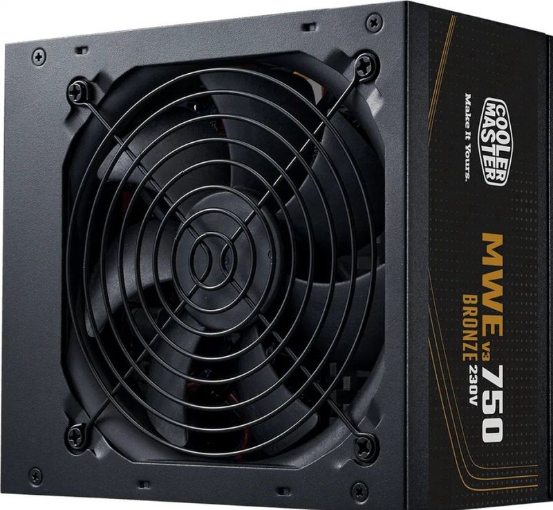 Cooler Master - MWE Bronze V3 - PC-voedingseenheid - Zwart - 750 Watt