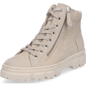 Paul Green - Casual Schoenen - Beige - Nubuckleer - Veterschoen