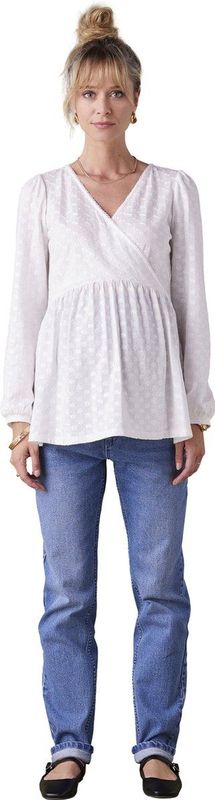 ENVIE DE FRAISE Geborduurd blouseshirt voor de zwangerschap en borstvoeding ENVIE DE FRAISE