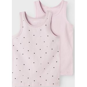 NAME IT NMFTANK TOP 2P WINSOME HEARTS NOOS Meisjes Ondergoed - Winsome Orchid