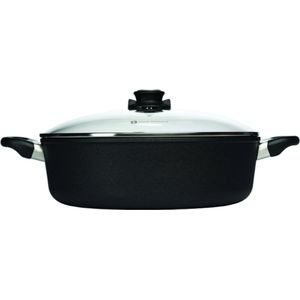 Swiss Diamond - XD Braadpan - Hapjespan anti-aanbaklaag - 32cm - Met deksel - Inductie