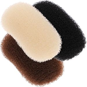 Hair Volume Set met 3 Stukken - Inclusief Haar Pads en Bump Up Clips - Tools voor Meer Volume - DIY Hairstyle Accessoires - Basis voor Volle Haar - Geschikt voor Vrouwen - Haarstyling Gereedschap