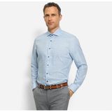 OLYMP - Level 5 - Overhemd - Blauw - Bodyfit - Lange Mouw