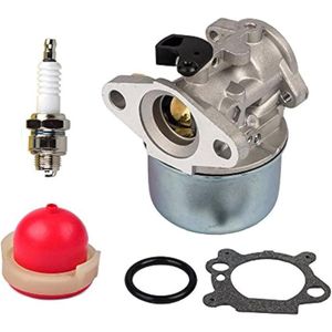Nieuwe 799868 Carburateur Carb Kit Met Primer Lamp voor Briggs & Stratton 4-7HP Motoren Vervang 498170 497586 498254 497314 497347 - OxoxO