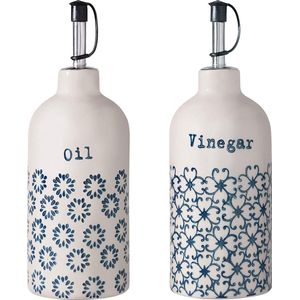 Olie Azijn Dispenser – Luxe Flessen voor Olie en Azijn – Keuken Accessiores - Set voor Azijn en Olie