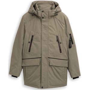 TOM TAILOR - Winterjas - Kaki - Warm Gevoerd - Normale Pasvorm