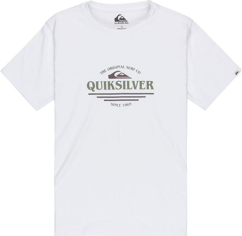 Quiksilver Ev Type Line T-shirt Met Korte Mouwen Wit 14 Years Jongens