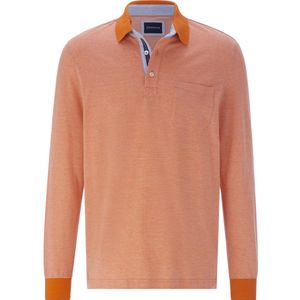 ULDOR - Poloshirt - Oranje Melange - Lange Mouwen