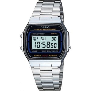 Casio CASIO Collection A164WA-1VES Horloge - Staal - Zilverkleurig - Ø 35 mm