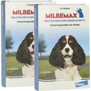 Milbemax -  kleine hond - 50 tabletten