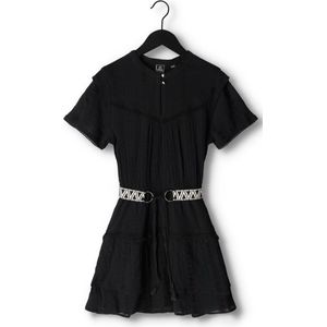 Indian Blue Jeans Little Black Dress Boho Belt Jurken Meisjes - Rok - Jurk - Zwart - Maat 110